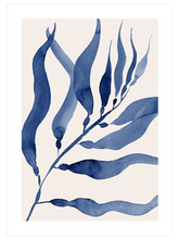 Blue Leaves - Art Print